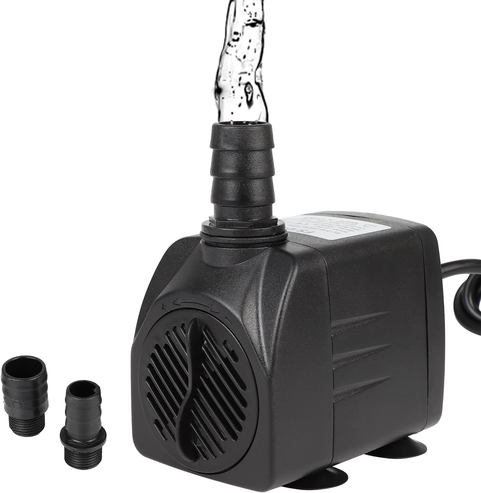 Submersible Pump, 450GPH(1700L/H 30W) Ultra Quiet Water Fountain Pump with 8.2FT High Lift for Fish Tank, Aquarium,Pond,Hydroponics