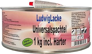 Universalspachtel Softspachtel 1 Dose Spachtelmasse 1kg & Härtertupe