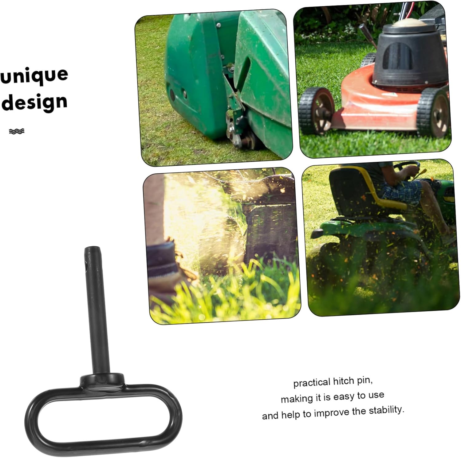 BESPORTBLE 4sets Tractor Accessories Lawn Mower Accessories Hitch Trailer Locking Hitch Pin for Trailer