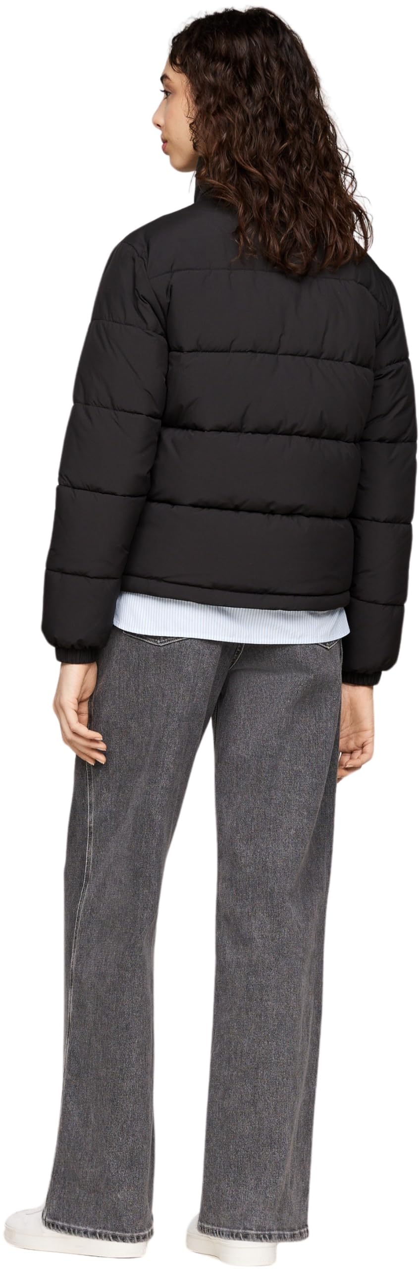 Tommy Jeans Donna Giacca Imbottita Essential Puffer con Colletto