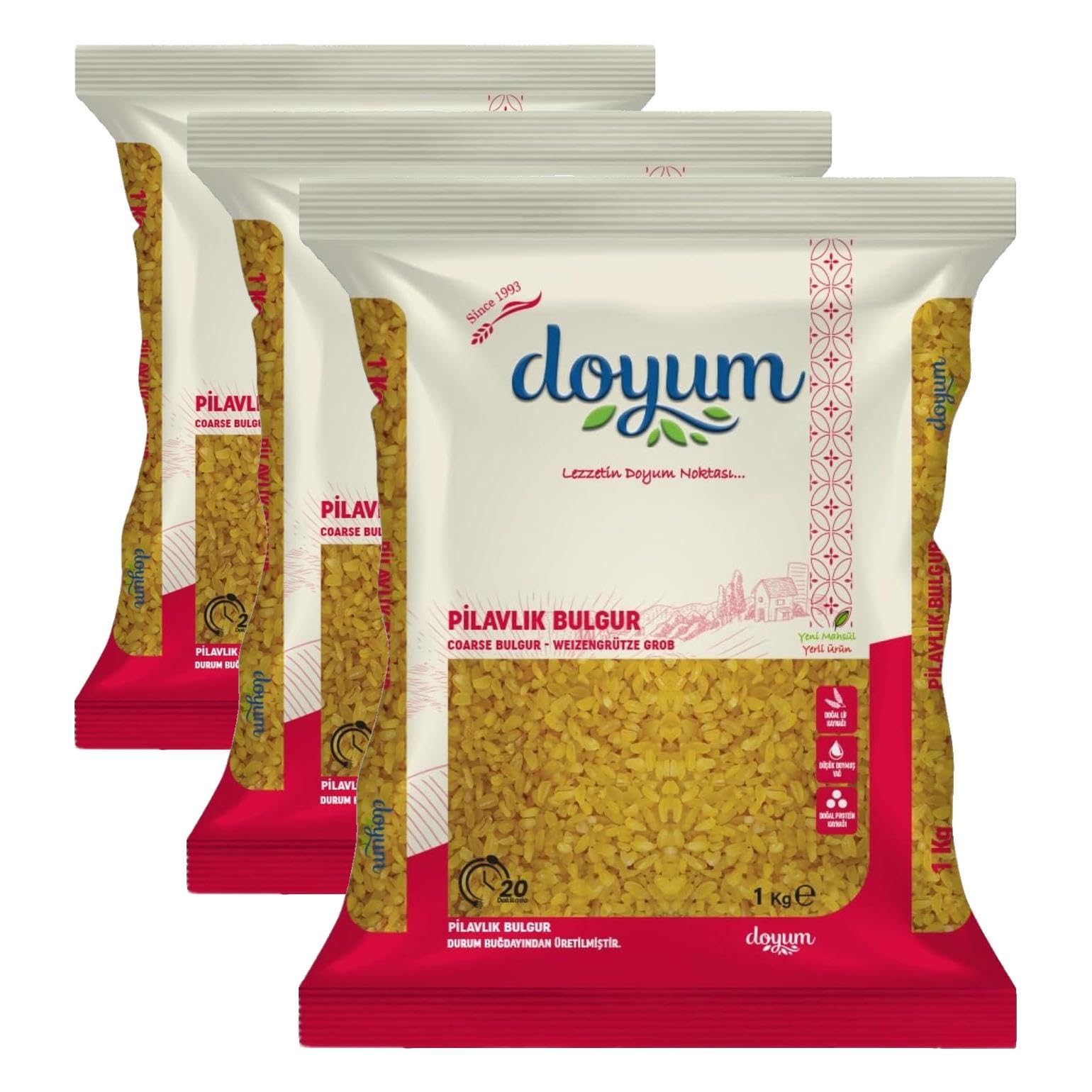 Doyum Pilavlık Bulgur 1000 g (3 paketi)