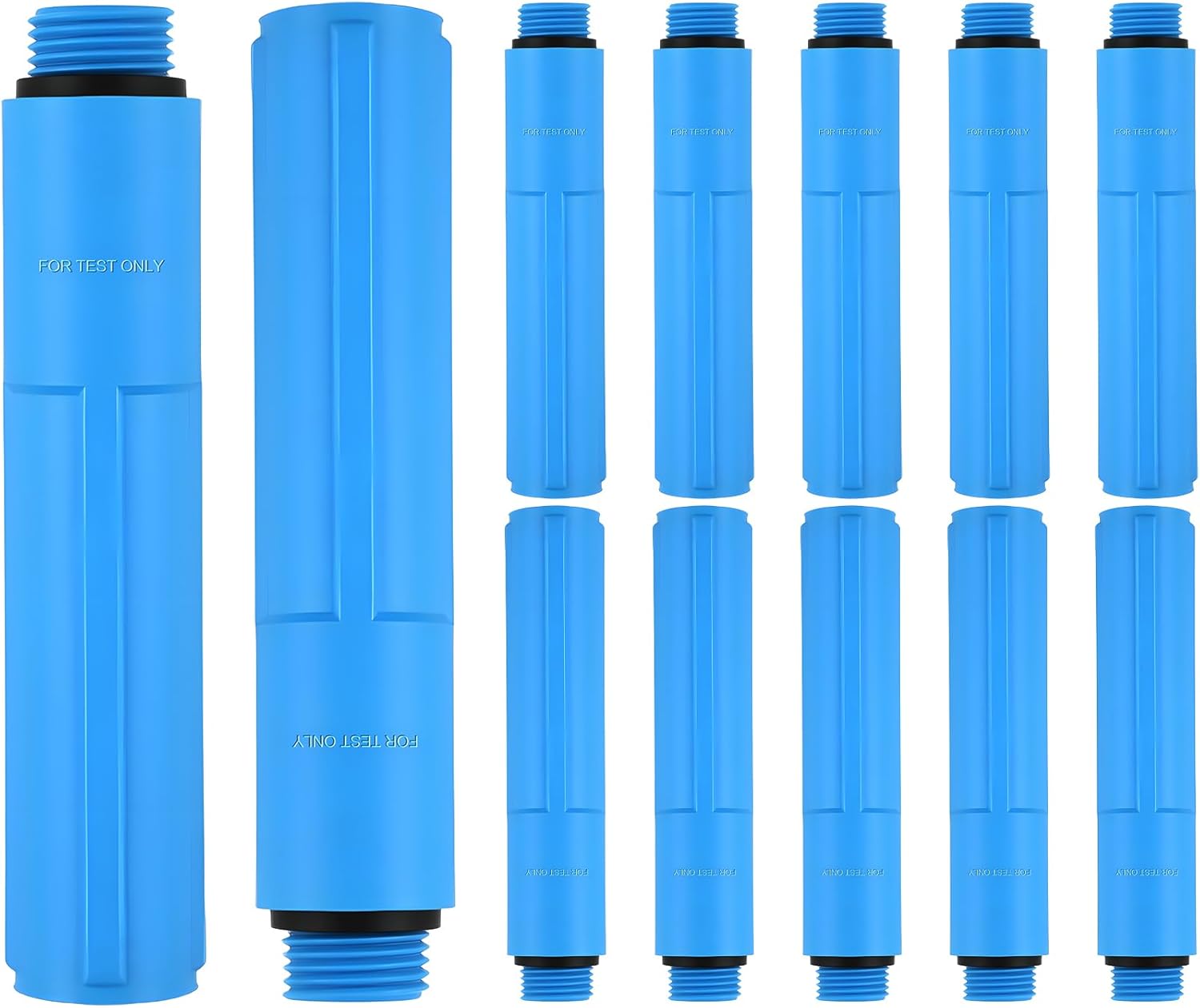 Feekoon 1/2 Inch MNPT Bathroom Shower Test Plug, Reusable Pressure Testing Plug for Shower and Tub Installations, Easy to Install(12 Pack)