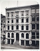 New York Manhattan Life Nthe Manhattan Life Insurance Company Building At 156-8 Broadway Heliotype 1876 Poster Print by (18 x 24)