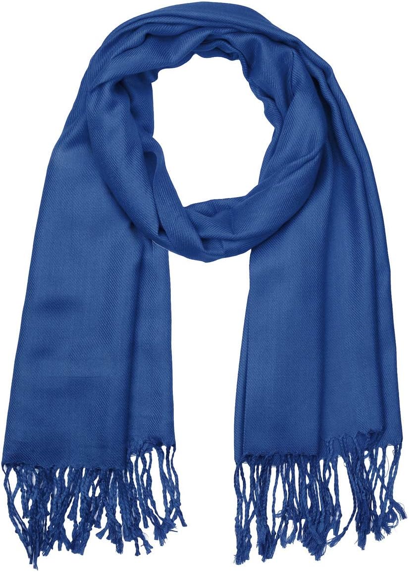 Pashmina suave para mujer en color sólido