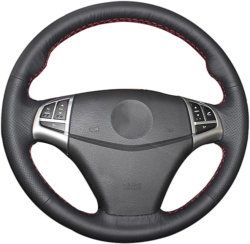 Cubierta del volante del coche, para SsangYong Korando 2012 2013 2014 2015 2011 personalizado volante envoltura microfibra