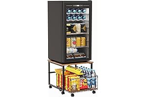 Rolling Fridge Stand: Elevate Your Dorm, Home, or Office Essentials