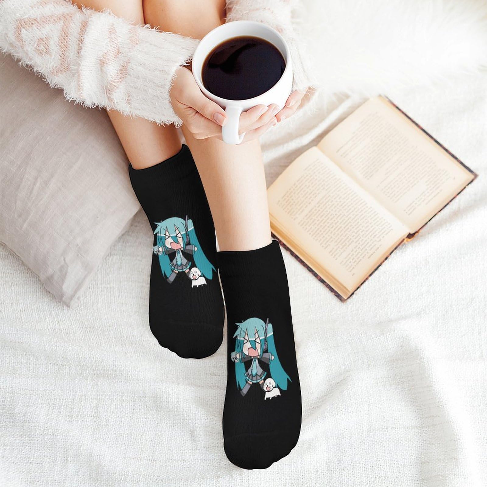 Amazon.co.jp: DIPPCO Hatsune Miku Socks, Set of 5, Men's, Women's