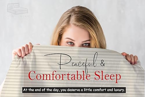 Miniatura 7 de Juego de sábanas divididas tamaño King para cama ajustable, sábanas de algodón tamaño King divididas de 12 pulgadas, juego de sábanas de algodón