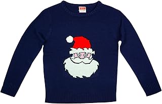 Festive Friends Baby,Clothing,Baby Boys 0-24m,Knitwear Festive Friends Baby Xmas Tree Santa Pom Pom Christmas Jumper Sizes from 6 to 23 Months