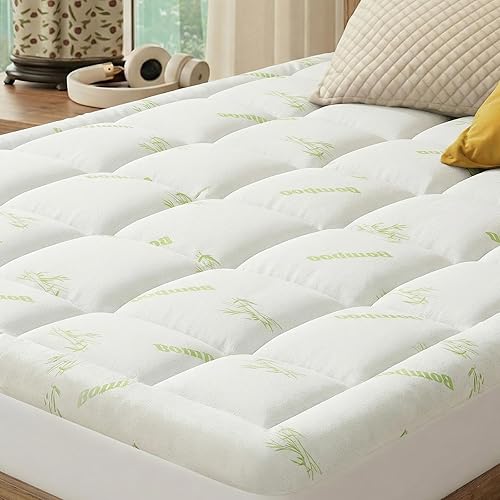 Vista 12 de Sweetcrispy - Cubrecolchón de espuma viscoelástica de 2 pulgadas, con infusión de gel refrescante para cama tamaño individual, sofá cama, RV