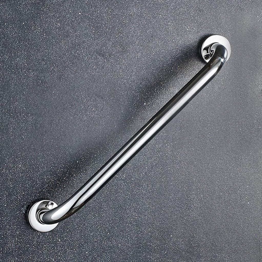Barra di Sostegno di Sicurezza, Barre di Sostegno cromate Lucide da 16 Pollici per vasche da Bagno e docce, Supporto Antiscivolo da Parete per disabili e anziani/argento/30 cm (Argento 88 cm)