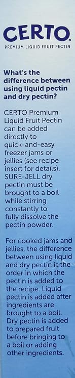 Sure-Jell Certo Premium Liquid Fruit Pectin Value Pack, 2 Boxes, 4 Pouches