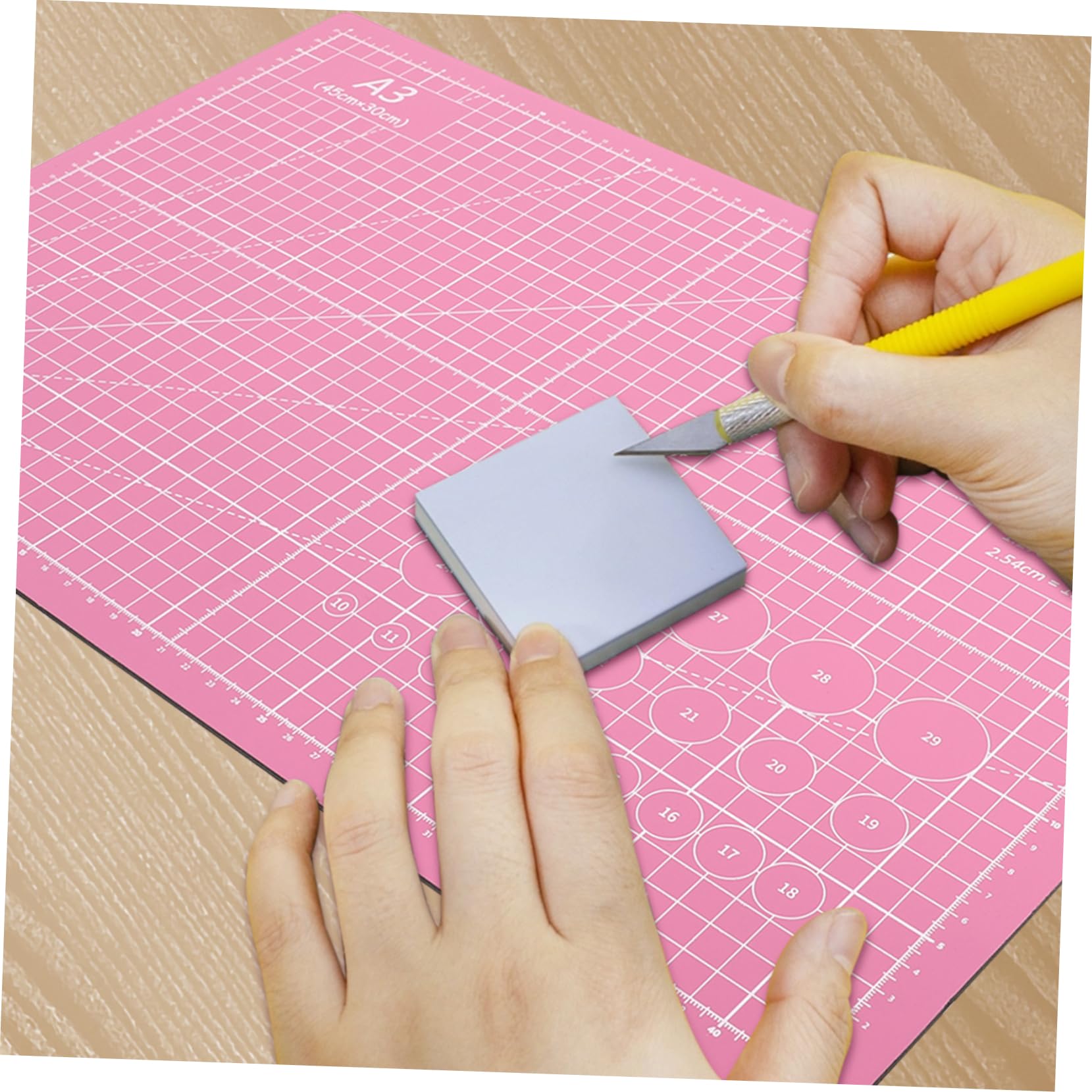A3 Schneidematte Selbstheilend aus Pvc, Lila für Papier und Stoff