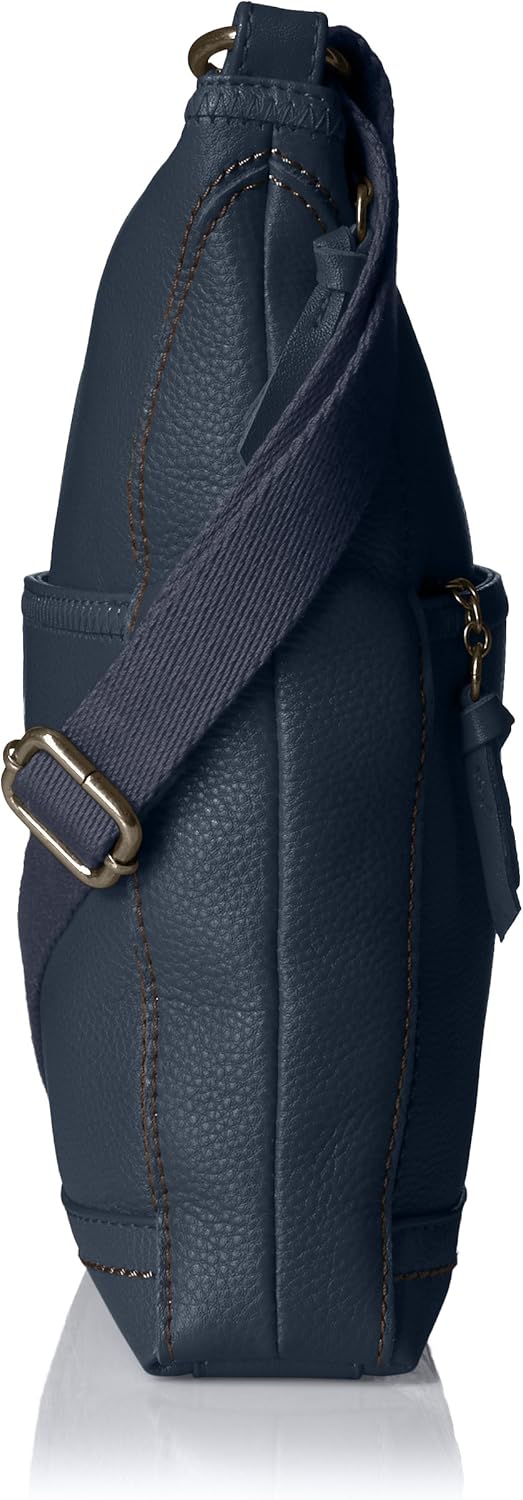 The Sak Womens Iris Crossbody in Leather Casual Purse With Adjustable Strap Zipper Pockets - Image 4
