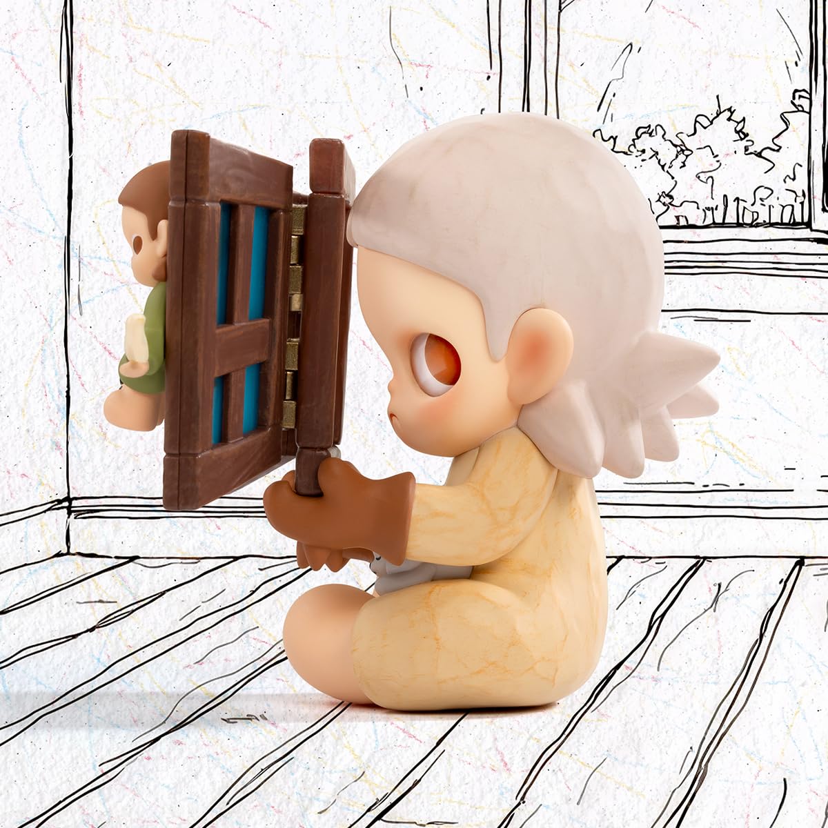 POP MART Zsiga Through Another Window Figure 1PC Articulated Character Premium Design Gifts for Women Fan-Favorite Collectible Art Toy - Image 4