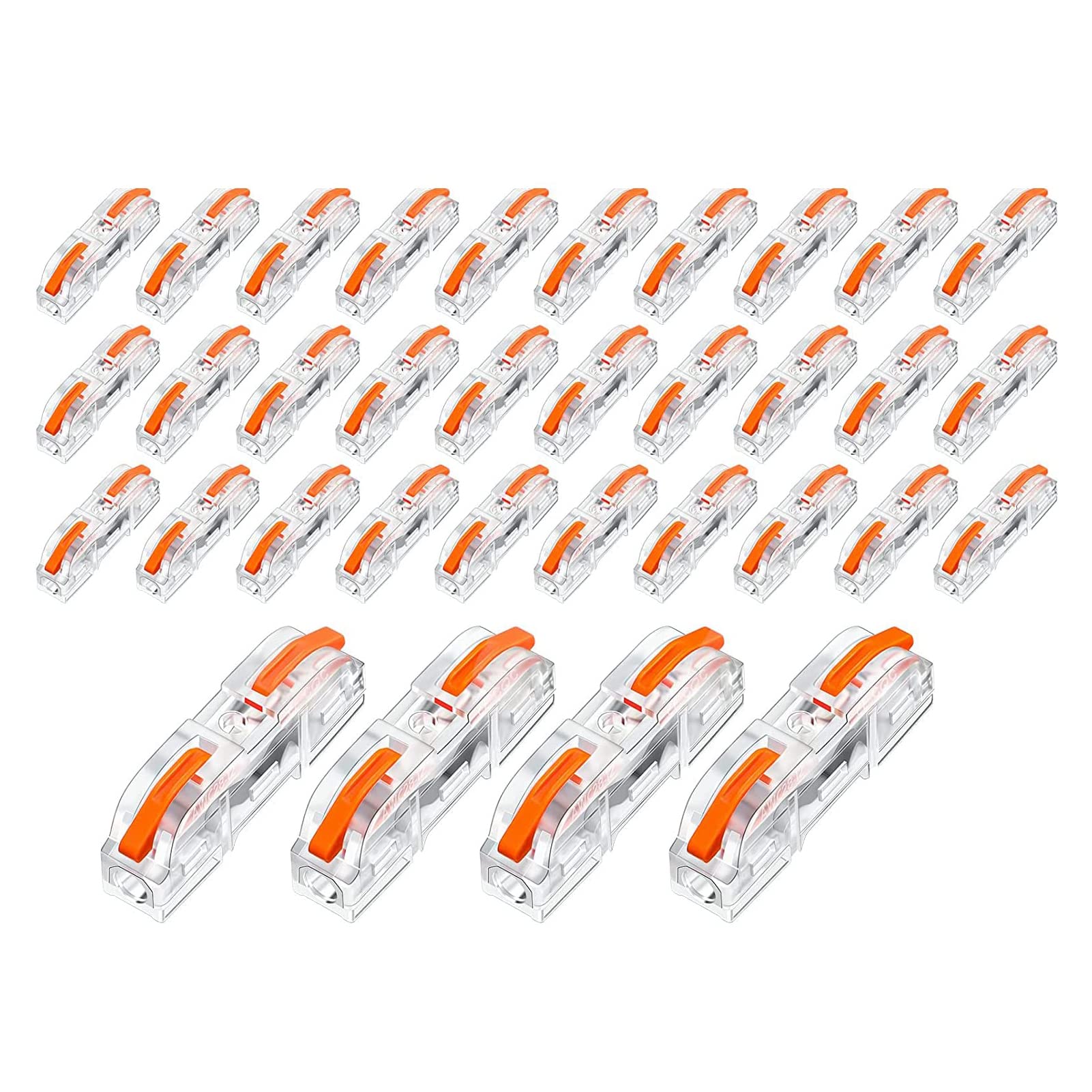 Serplex® 34pcs Wire Connector Cable Connector Compact Single Wire Connectors Assortment Splicing Connectors Lever Wire Connectors Terminal for 28-12 AWG, Soft and Hard Wire Universal (SPL-1) (B0CB82ZWX8) Amazon Price History, Amazon Price Tracker