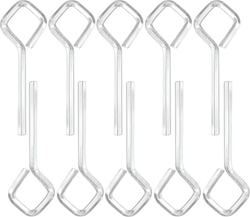 Chave Allen hexagonal 7/32 pol. para mecanismo dogging com alça fechada em losango WOODGUILIN, pacote com 10