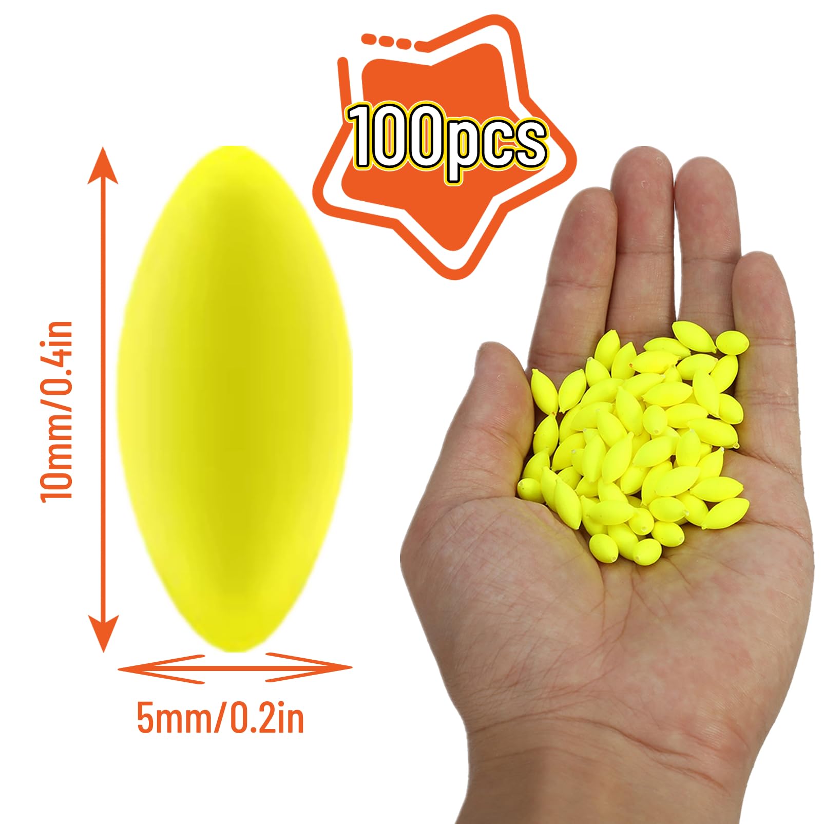 5pcs Bouchon De Flotteur De Pêche Bobbers En Plastique Tackle Outils