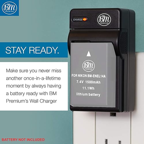 Miniatura 4 de BM Premium EN-EL25 EN-EL25A Cargador de batería (MH-32 de reemplazo) para cámaras digitales Nikon Z30, Z50, Z50 II, Z fc