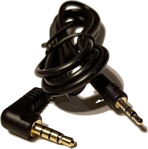 Adaptador de auriculares de 0.098 in a 0.138 in, cable de repuesto para Xbox One, PS4, auriculares Turtle Beach con conector de 0.098 in