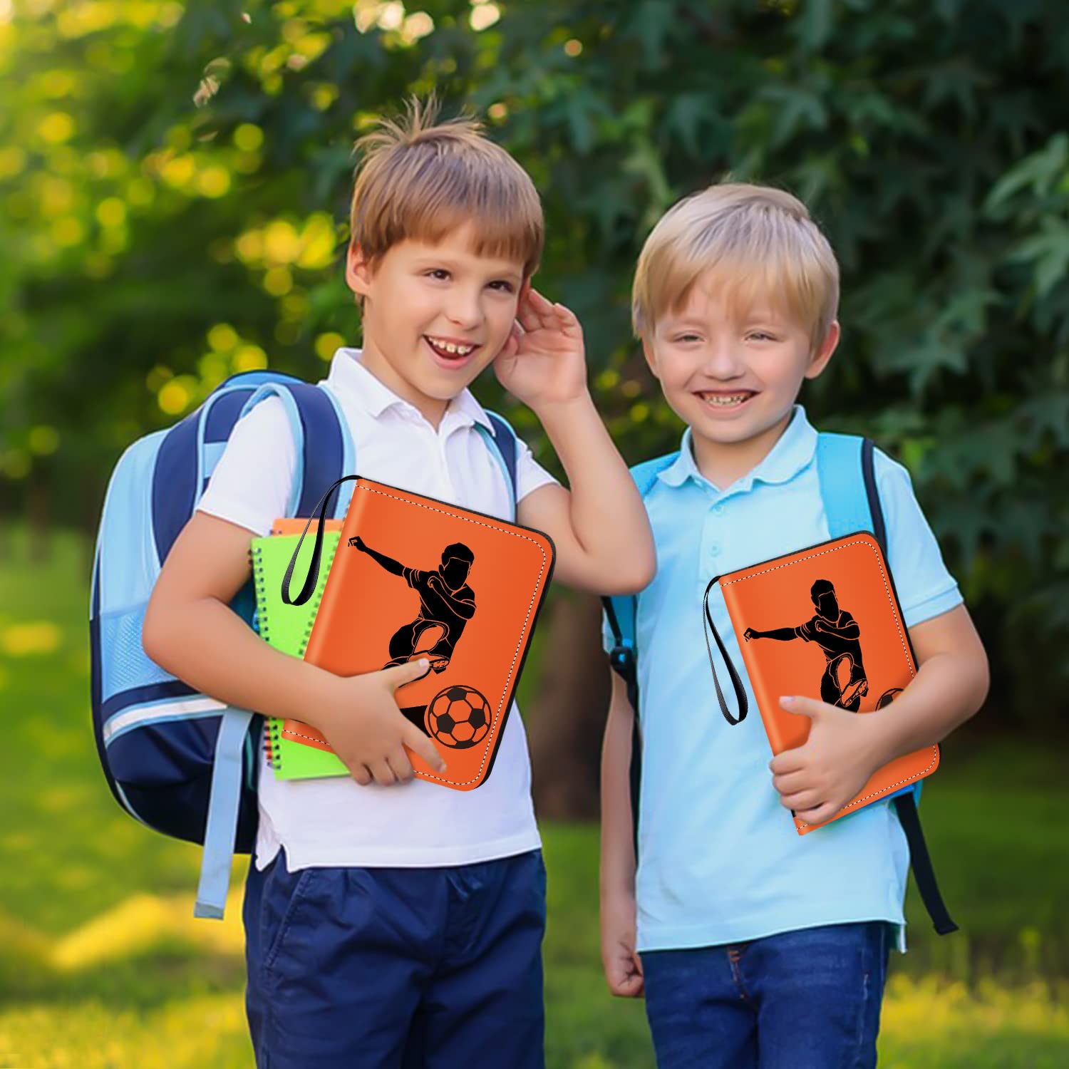 Amazon.co.jp: サッカーカードバインダー 4ポケット トレーディング