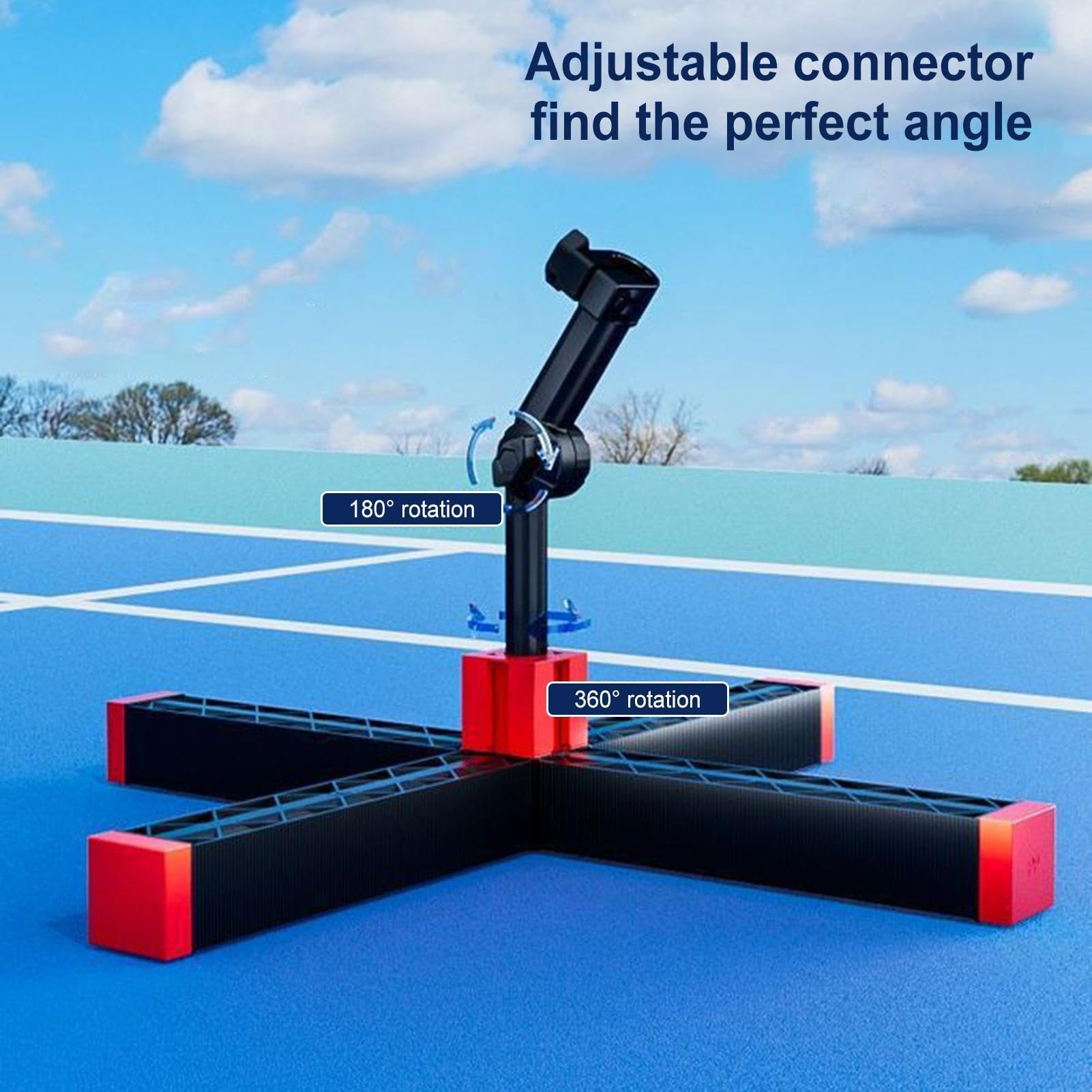 Allenatore Da Badminton Strumento Portatile Auto-Esercizio A Rimbalzo | Strumento Di Auto-Allenamento Per Badminton Per Uomini Donne Adolescenti Bambini Principianti Appassionati Intern