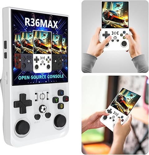 Miniatura 2 de R36MAX 4 pulgadas pantalla reproductor de juegos portátil 64 GB consola de vídeo 4000 mAh batería recargable consola reproductor de vídeo