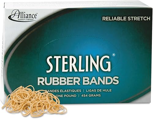 Miniatura 3 de Alliance Rubber 24105 - Bandas de goma de ley tamaño #10, caja de 1 libra contiene aproximadamente 5000 bandas (1 14 pulgadas x 116 pulgadas, color