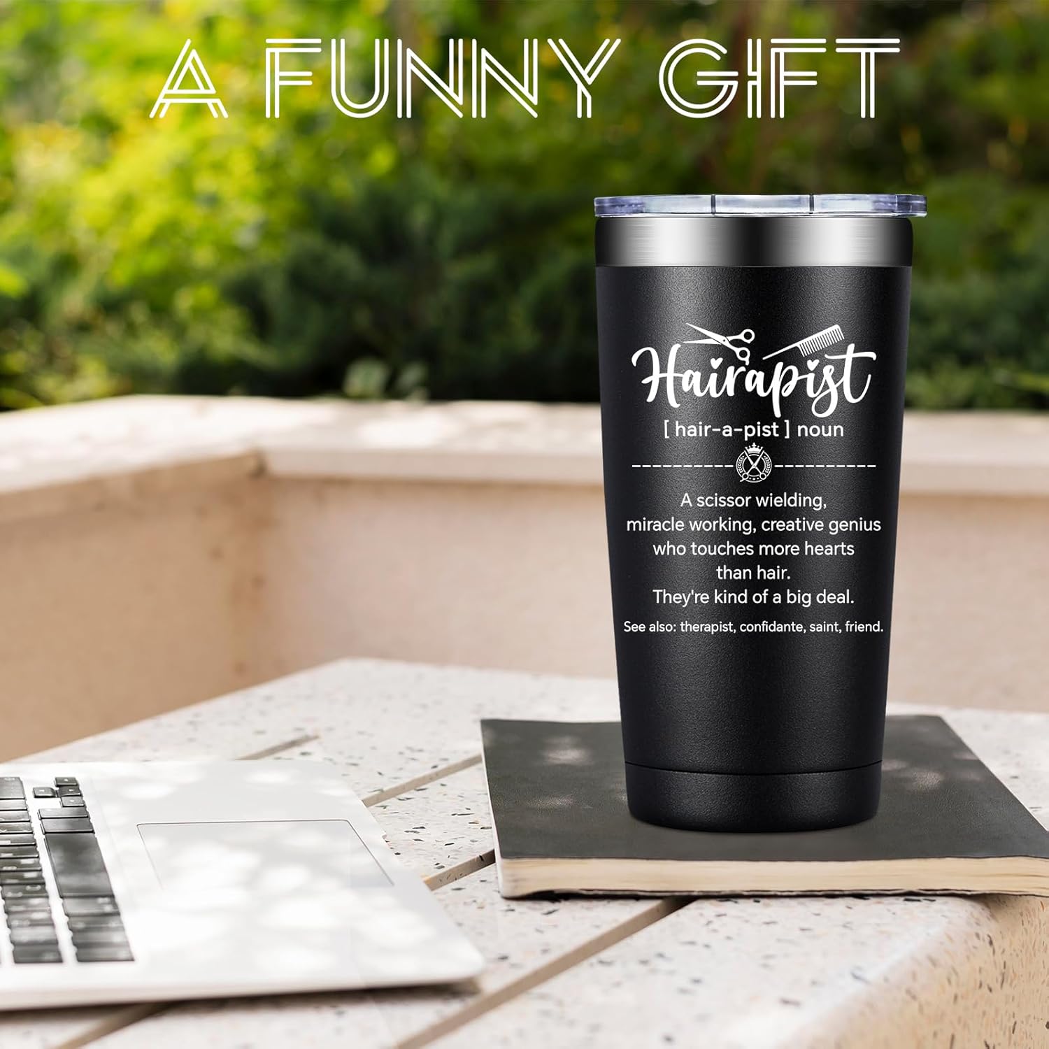 BIRGILT Hair Stylist Gifts - Hairstylist Hairdresser Gifts for Women, Men - Christmas Birthday Graduation Gift for Hair Stylist - Cosmetology Hair Dresser Gift Idea - 20oz Hairdresser Tumbler - Image 8