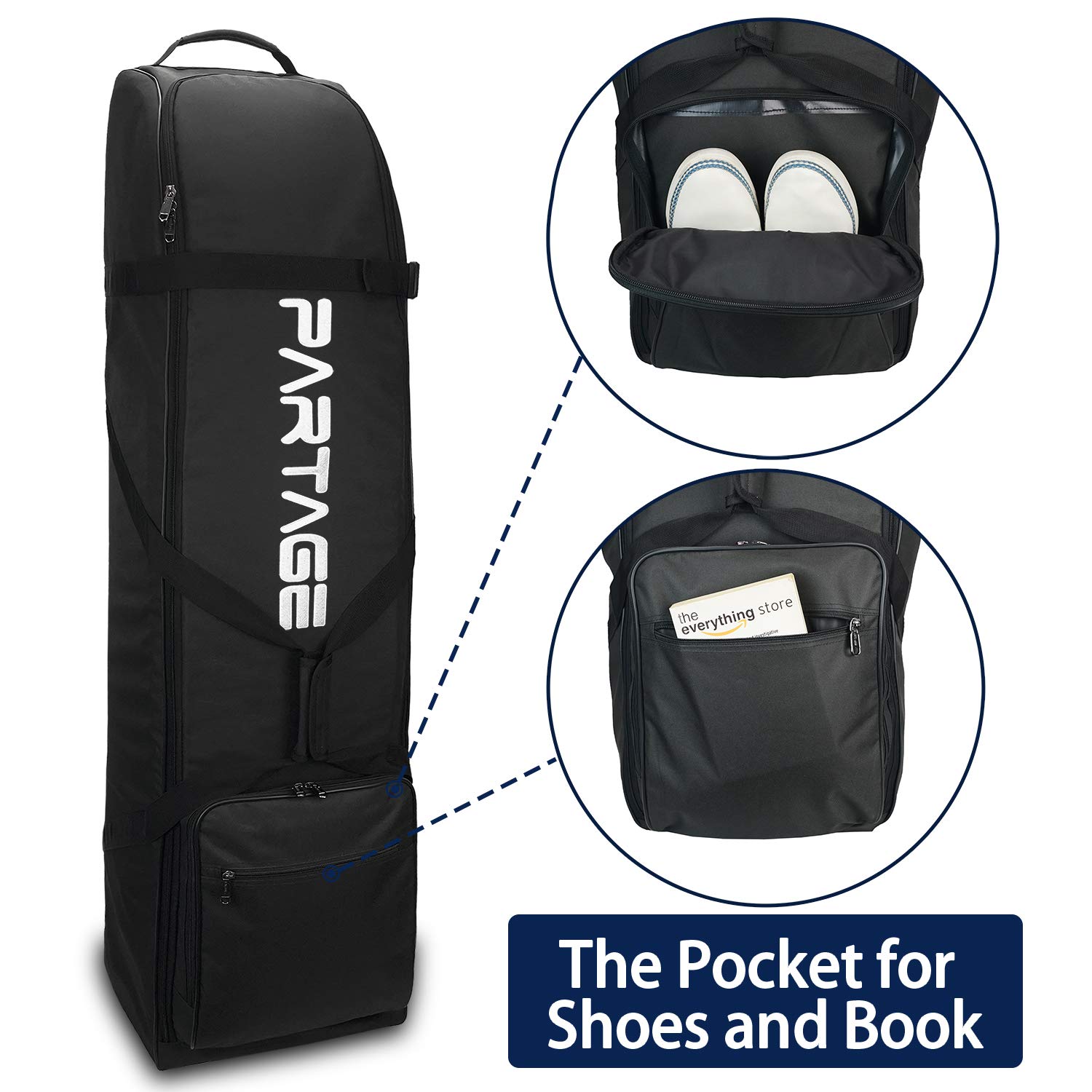 PARTAGE ゴルフバッグ　トラベルケース Amazon | Partage ゴルフ トラベルバッグ ゴルフ トラベルケース 航空