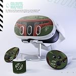 VR Headset Bounty Hunter Skin and Accessories Stickers Kit Compatible with Meta Quest 3 Skin Protective Vinyl Decal Compatible with Oculus Quest 3