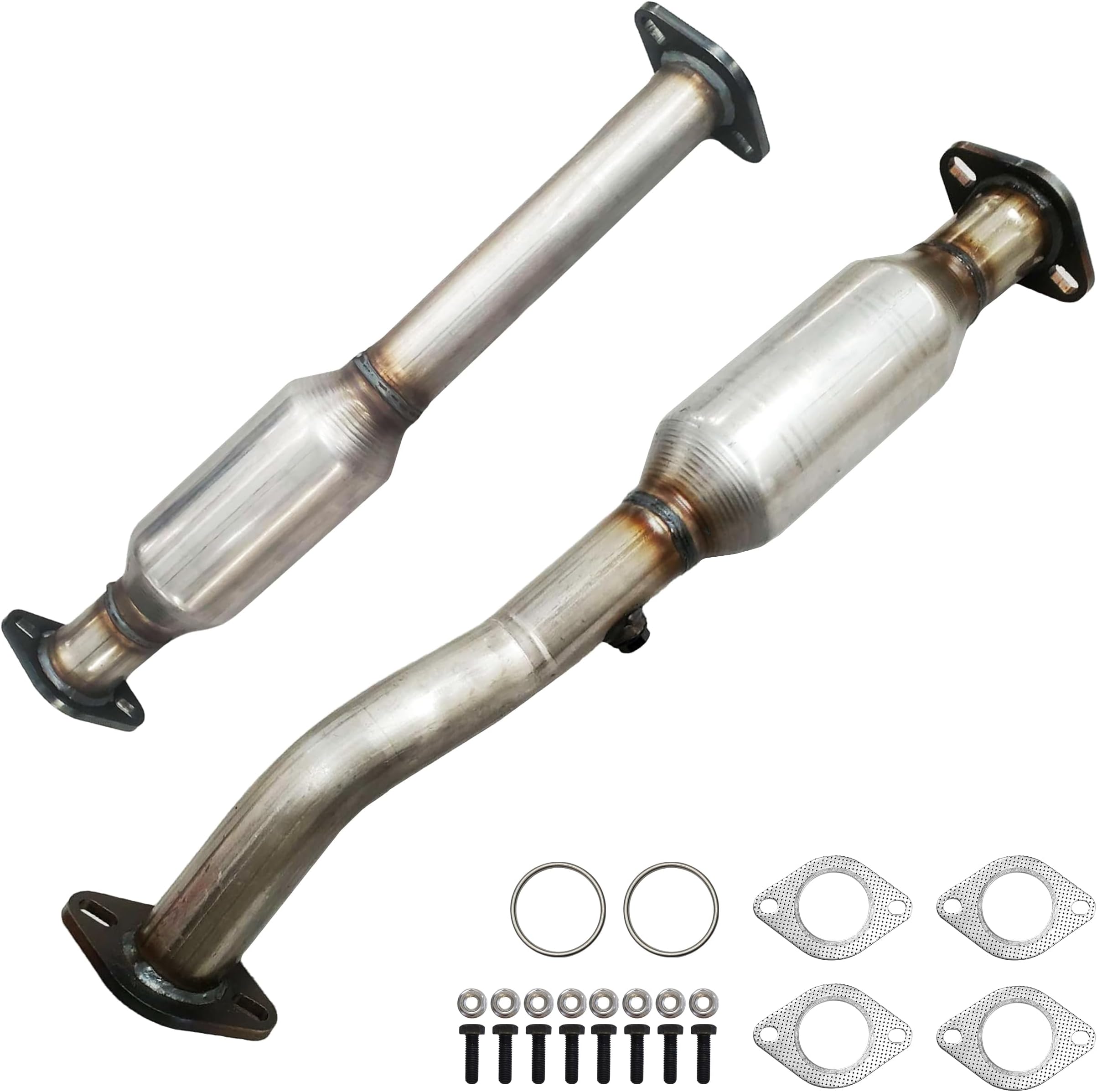 FortunaFlow Catalytic Converter Exhaust Manifold - High Flow, EPA Compliant For 2004-2015 Nissan Titan/Armada/Pathfinder 5.6L (Bank 2, Right Front) - View #5