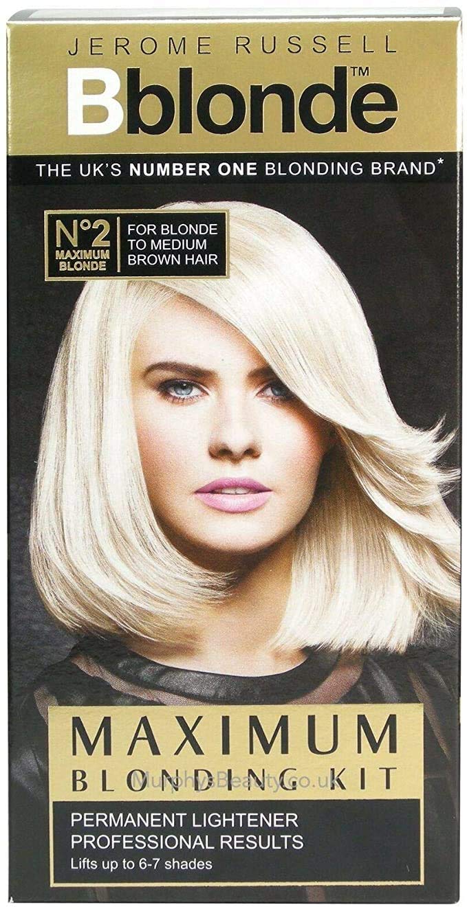 Jerome Russell BBlonde Maximum Blonding Kit No.2, Light Chestnut, 100 ml (Pack of 1)