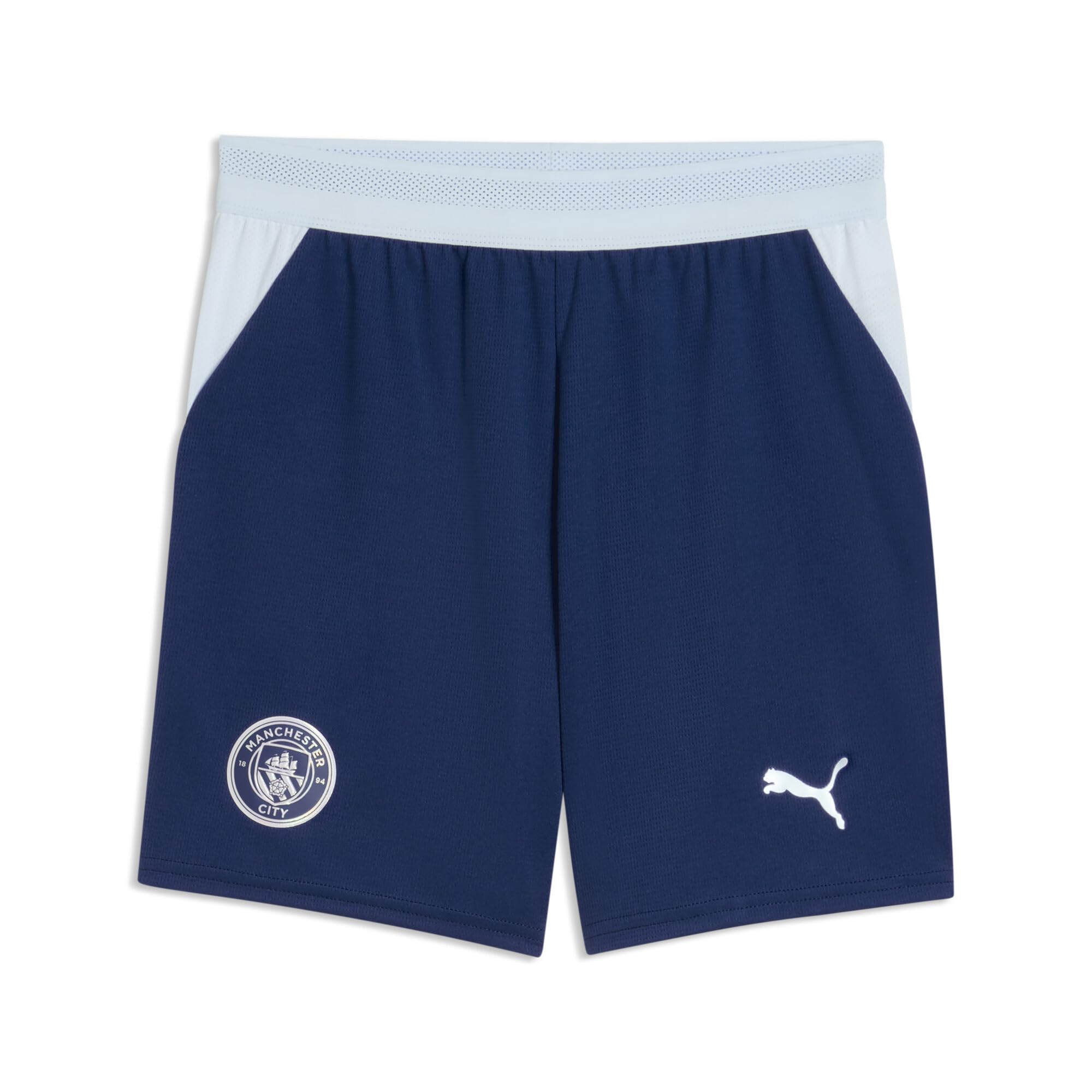 PUMA Youth Manchester City 26/27 Shorts - Blue 11-12Y