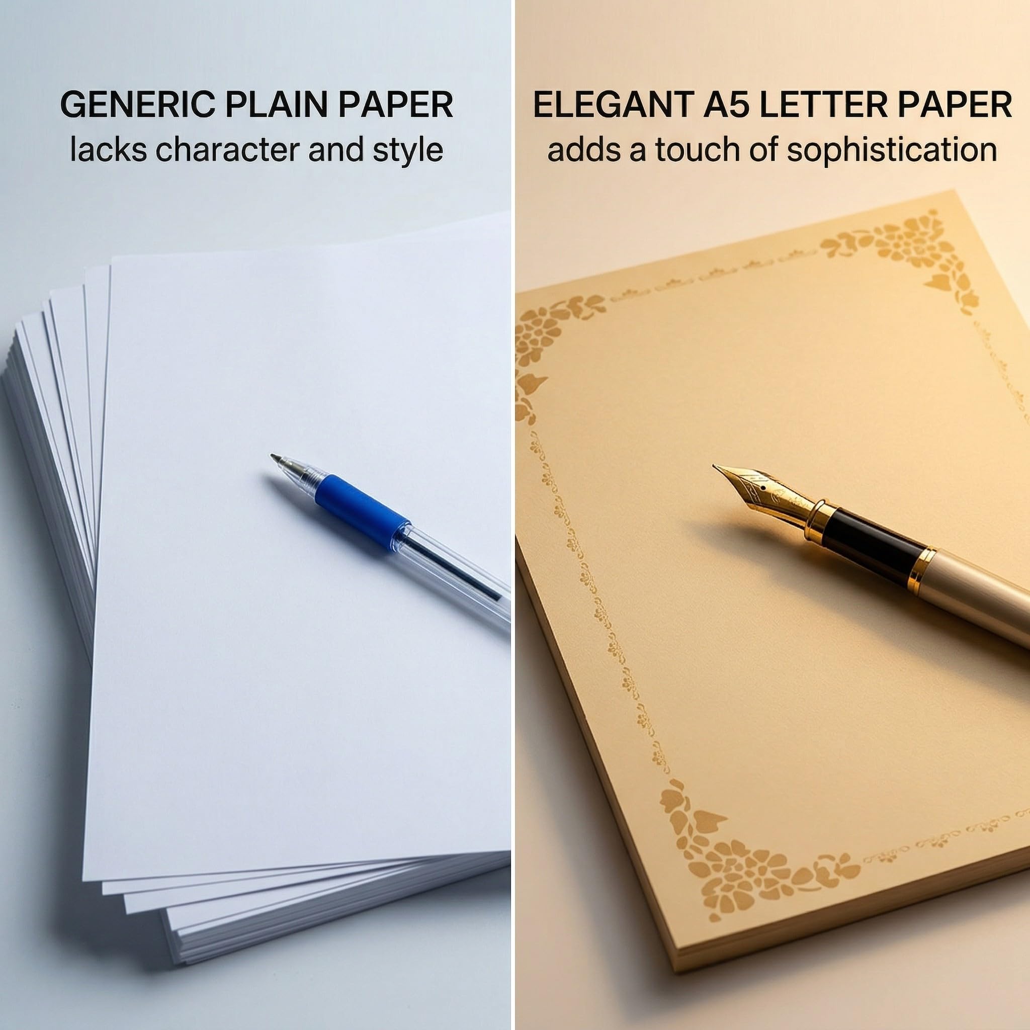 Carta per Scrittura A5, Blocco Note, Quaderno 100 Fogli, Scuola Ufficio