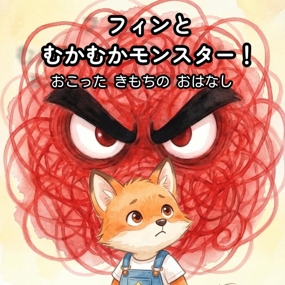 フィンと むかむかモンスター！: おこった きもちを まなぶ えほん （3〜6さい向け）