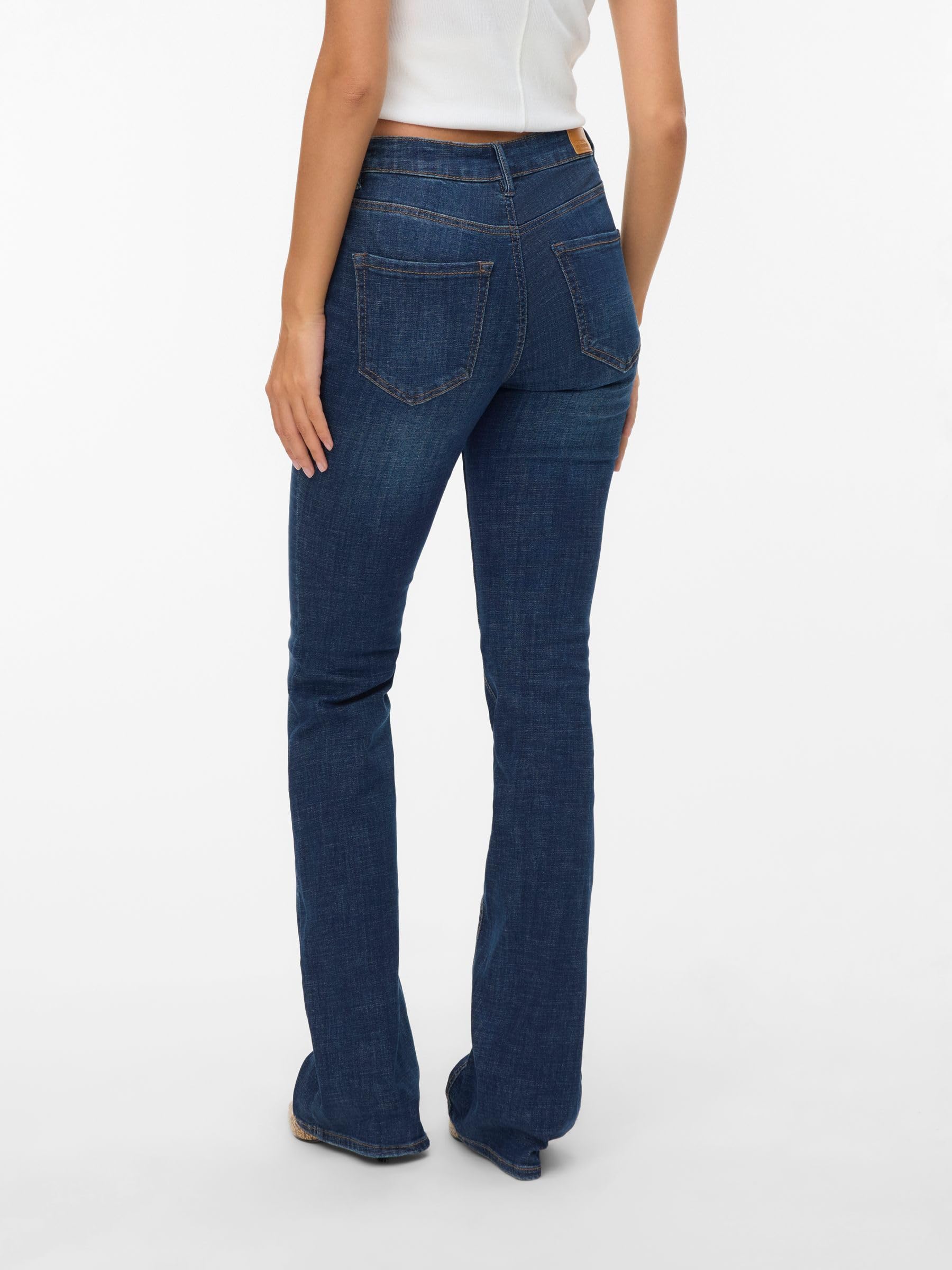 VERO MODA Vmflash Mr Flared Jeans Li3303 Ga Noos - Vmflash Mr Flared Jeans Li3303 Ga Noos Kobiety