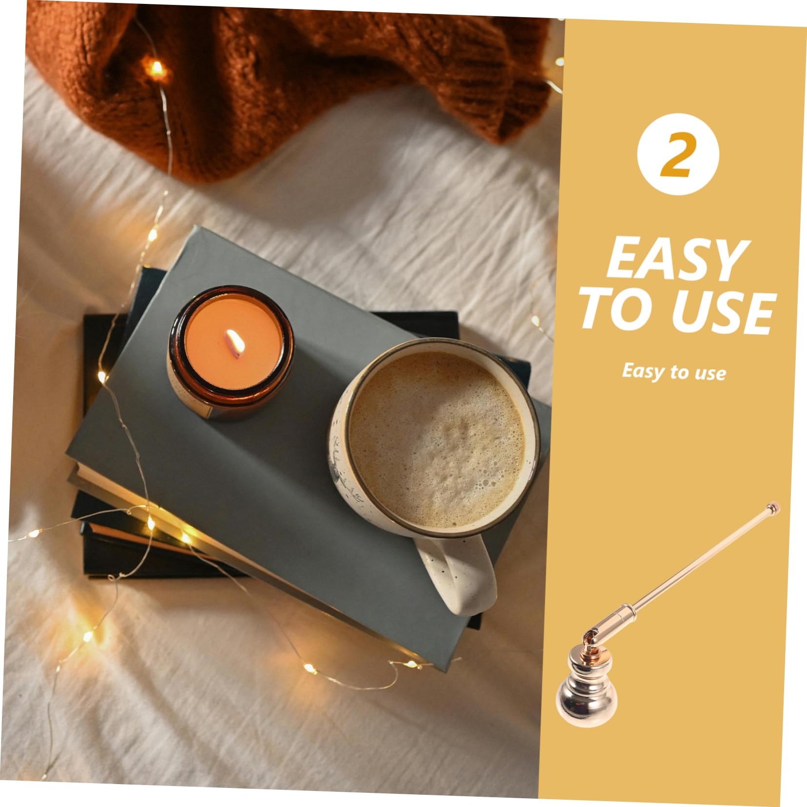 STOBAZA Candle Extinguisher Candle Wick Candles Tool Candle Snuffer Unique Candle Snuffer Caps Candle Stopper Metal Candle Snuffer Candle Fire Snuffer Flame Snuffer Gourd Accessories Iron