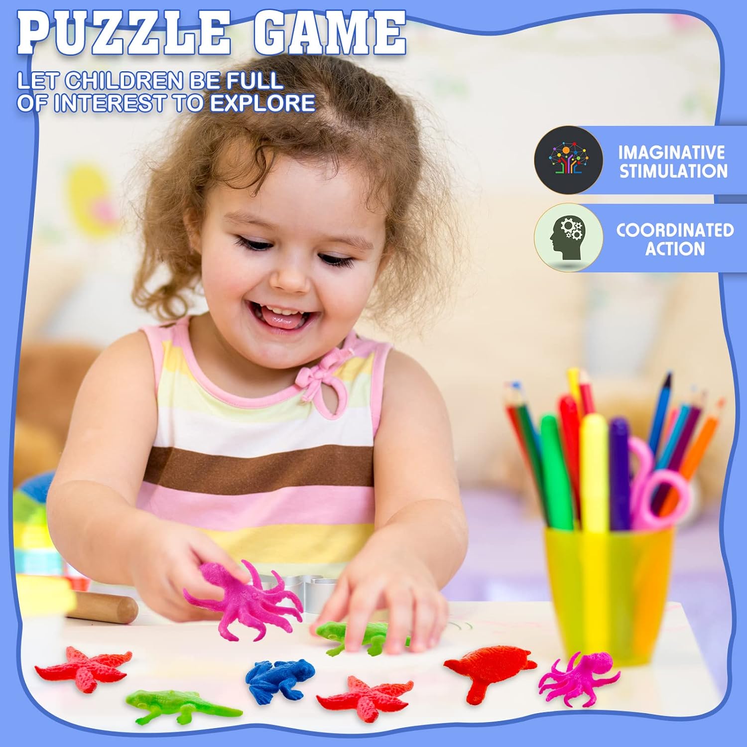 Buy 96 Pieces Water Growing Sea Creatures Grow Animals Under the Sea