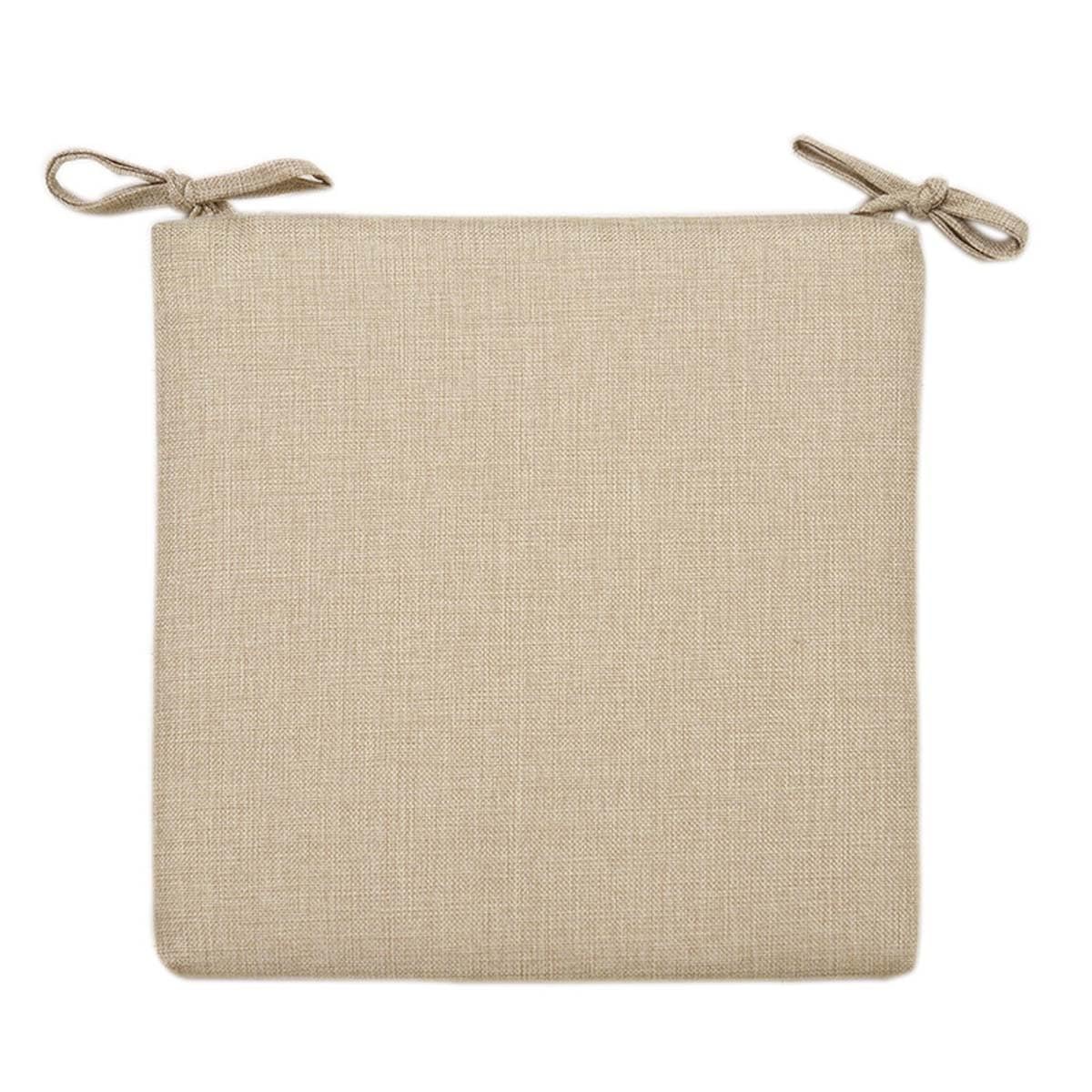 Coussin de chaise antidérapant lot de 4 pour cuisine et jardin | 45x45x4 cm