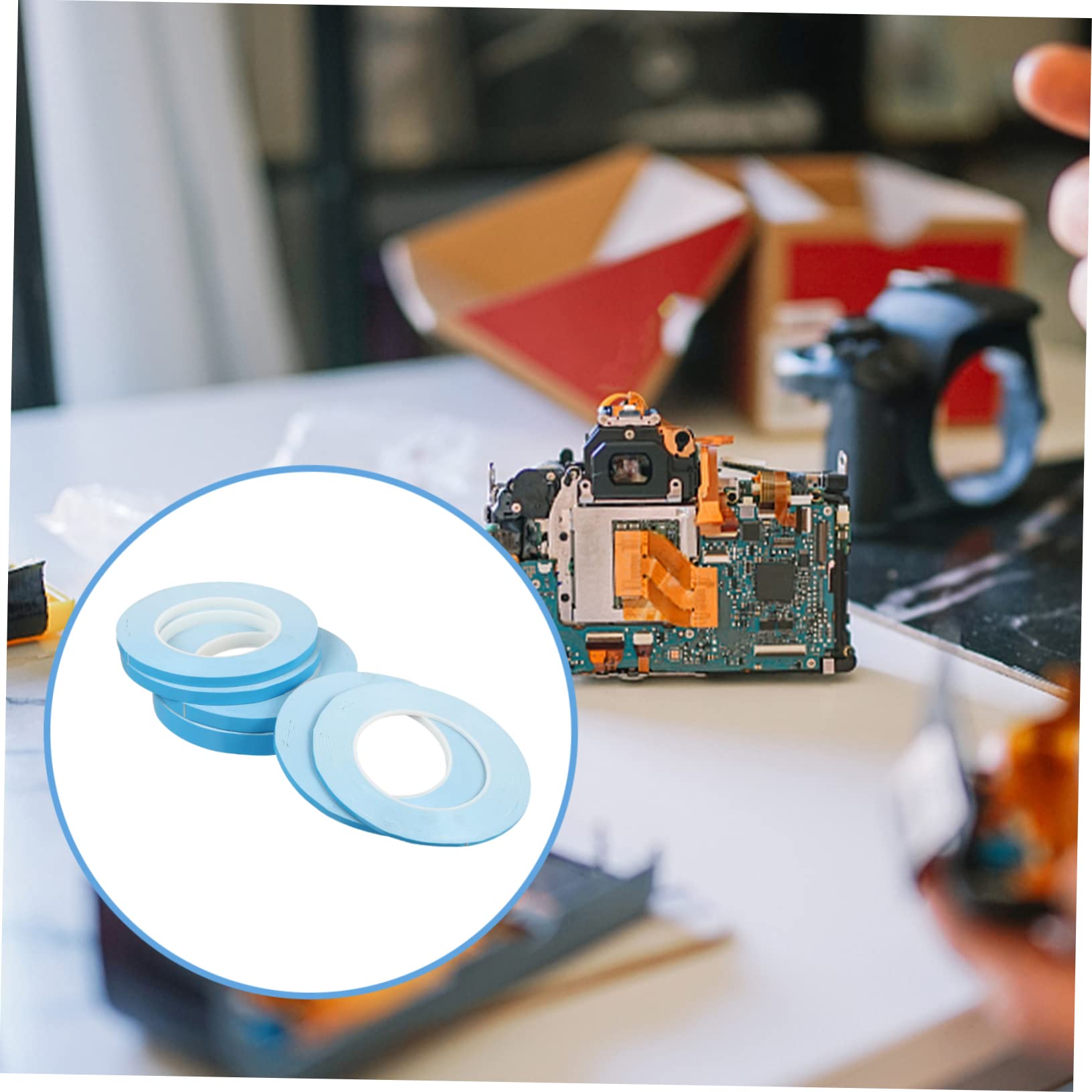 Uonlytech 6rotoli Nastro Adesivo Biadesivo Per Pannelli Luminosi Led Nastro Per Pannelli Materiale Qualità Durevole e