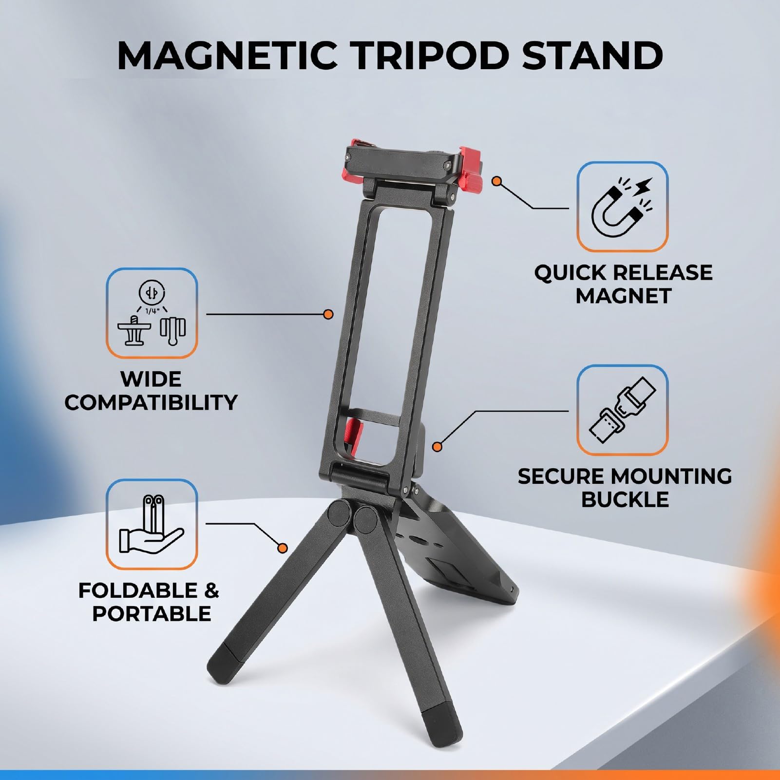 Matybobe Treppiede da Tavolo per Fotocamera in Lega di Alluminio, Design