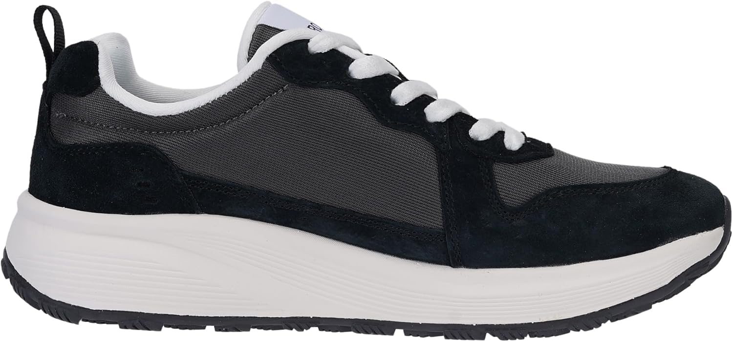 BRONAX Womens Wide Toe Box Athletic Casual Shoes | Suede-Detail Classic Design Sneakers - Image 4