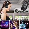 WorWoder 80Hrs Wireless Over Ear Headphones, Bluetooth 5.0 Wireless & Wired Mode, HiFi Stereo Sound with Mic, Lightweight Headset with Deep Bass for Work Travel Online Class (BLACK)