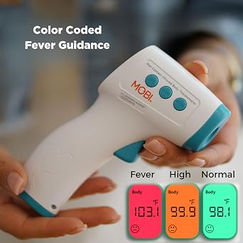 MOBI No Touch Forehead Thermometer for Baby, Kids & Adults