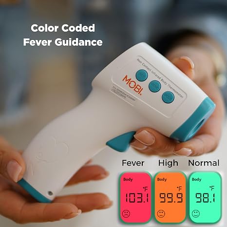 MOBI No Touch Forehead Thermometer for Baby, Kids & Adults
