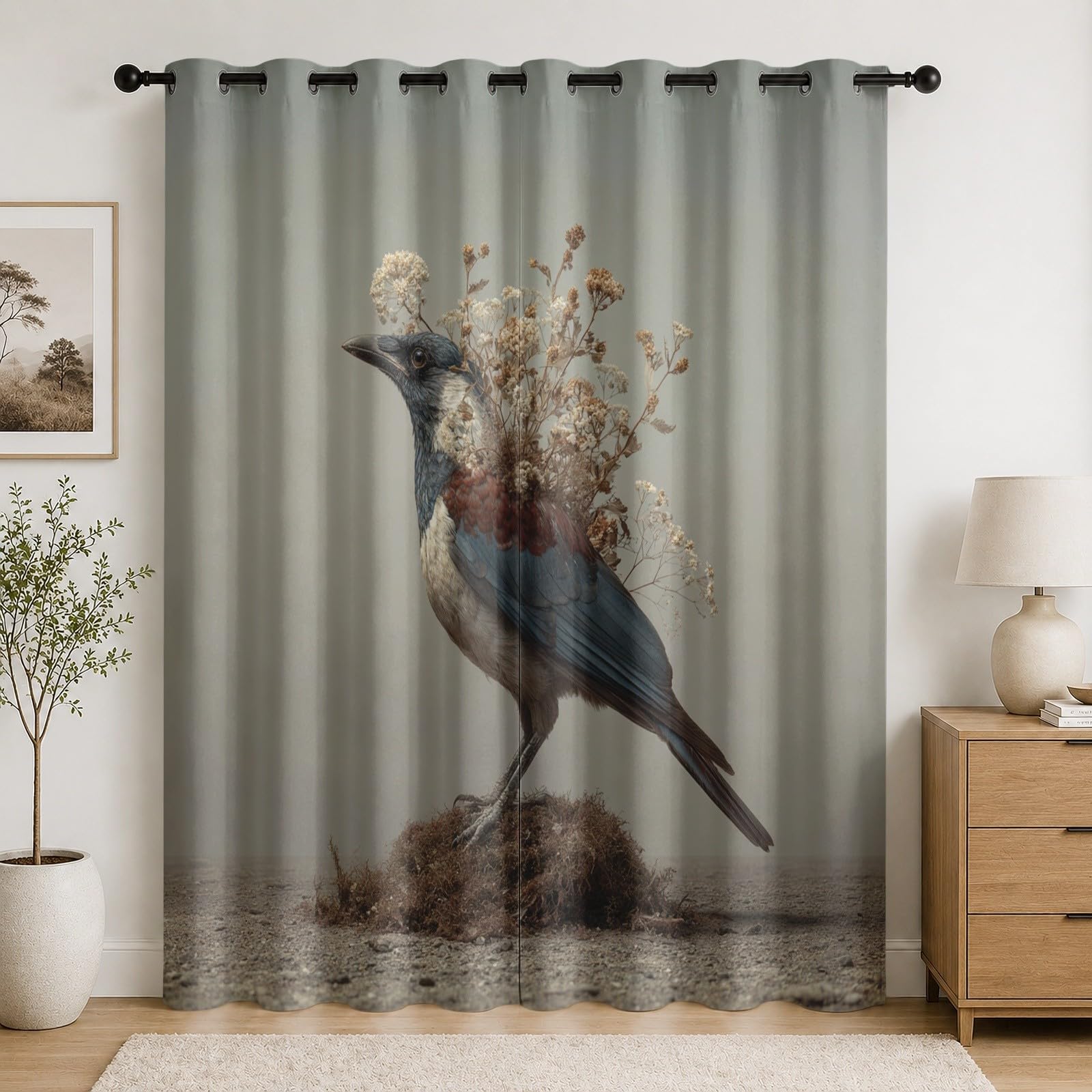 Rideaux occultants anti froid et chaleur à isolation phonique pour un sommeil préservé