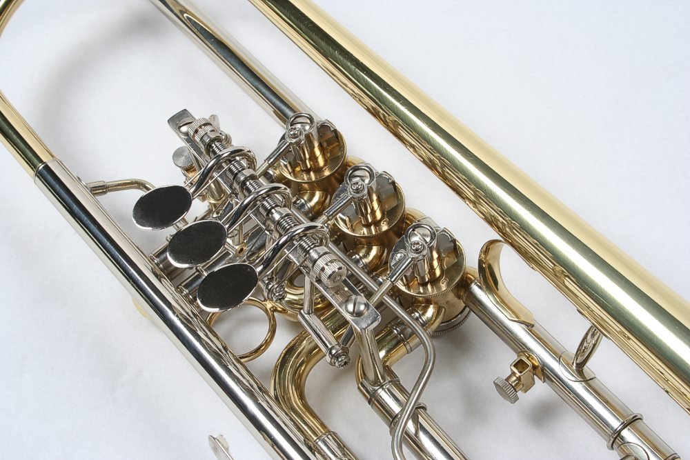 Konzert Trompete, Drehventile, Koffer, Mundstück