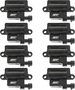 MSD Street Fire 55108 Ignition Coils - Black - 8-Pack