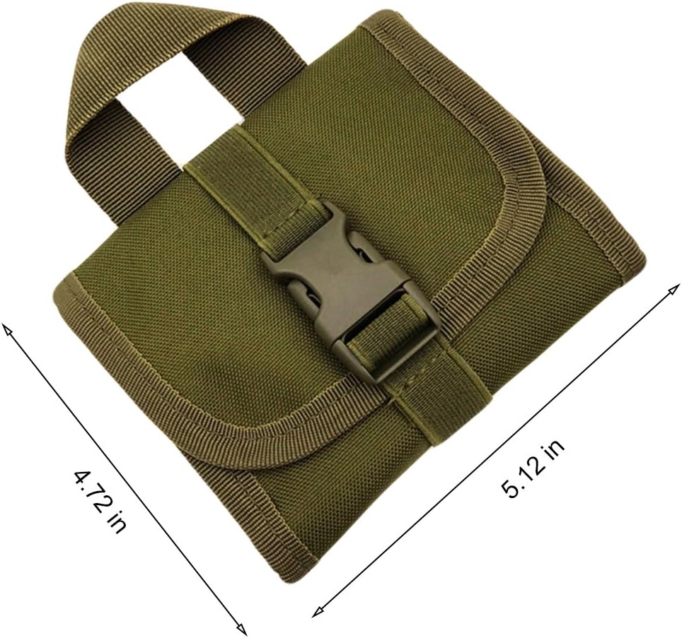 CyberDyer Molle EDC Rifle Ammo Bag Utility Hunting Rifle Magazine Pouch 14 Rifle Shells Cartridge Carrier Case (Army Green) : Sports & Outdoors